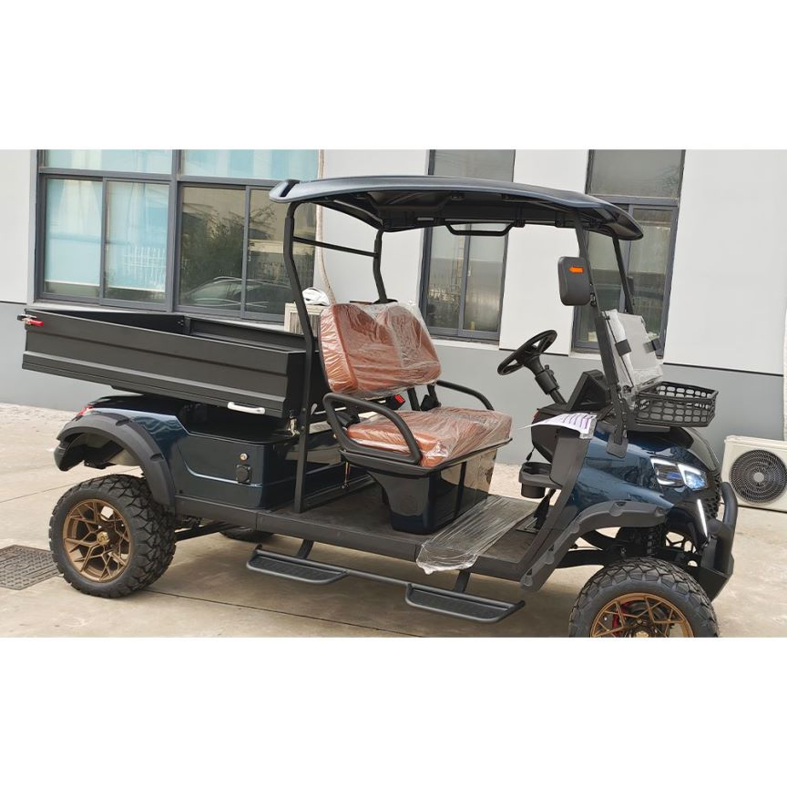 New Utility High Roof Golf Cart Electric CE Certified MOQ 1 Units Golf Carts with a Crate