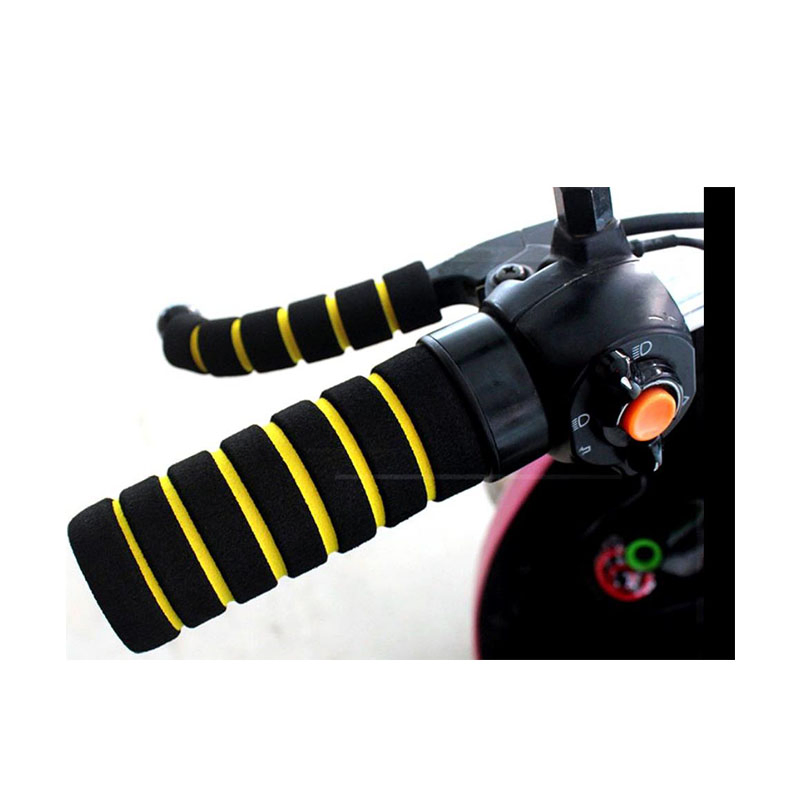 Silicone Rubber NBR Foamed Sponge Non-Slip Bicycle Handlebar Motorbike Handle Grip Lever Rubber Grip