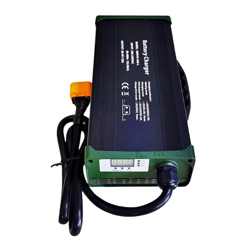 DC 14.4V 14.6V 60A 1200W Charger for 4s 12V 12.8V LiFePO4 Battery Pack with Pfc with CE for Electric Motorcycle Bicycle Electric Golf Cart