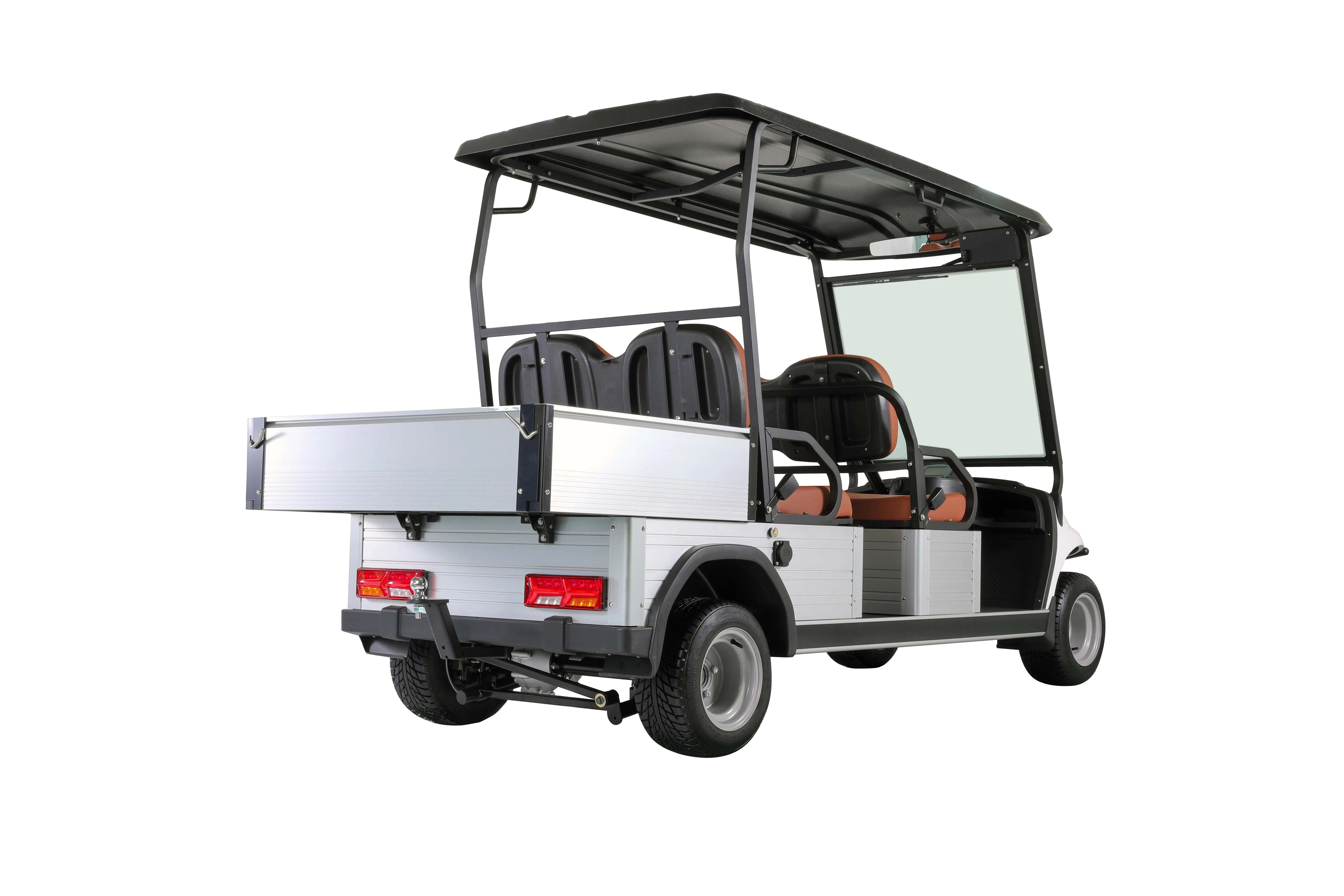 Compact 4-Person Golf Cart with Large Storage Space