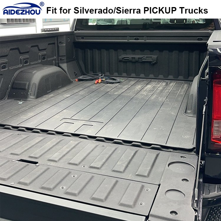 Tough and Sturdy Pickup Bed Liner Truck Bed Mat for Chevy Silverado, Sierra Pickup