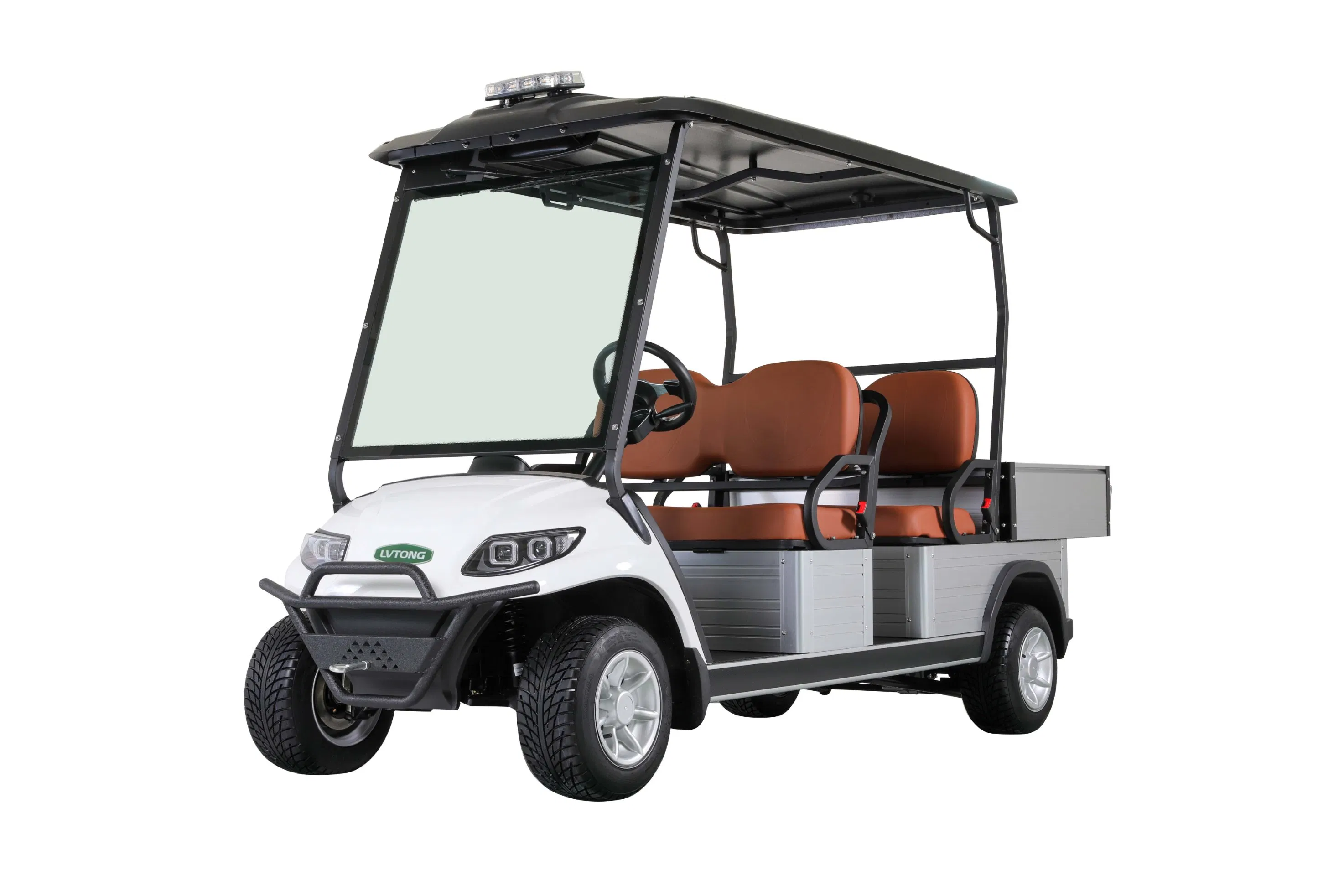 Compact 4-Person Golf Cart with Large Storage Space