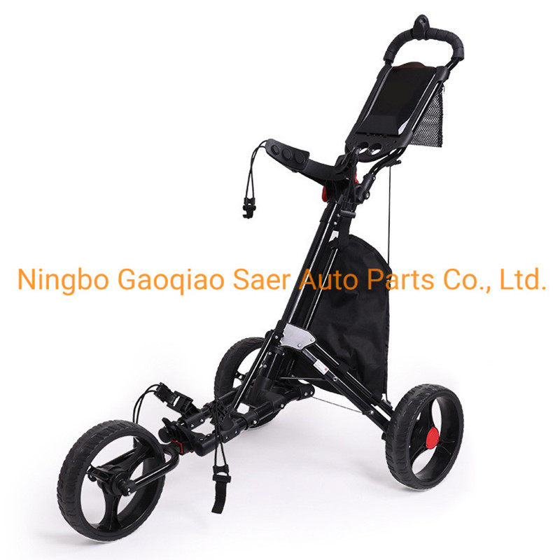 Foldable 3 Wheel Golf Pull Push Cart