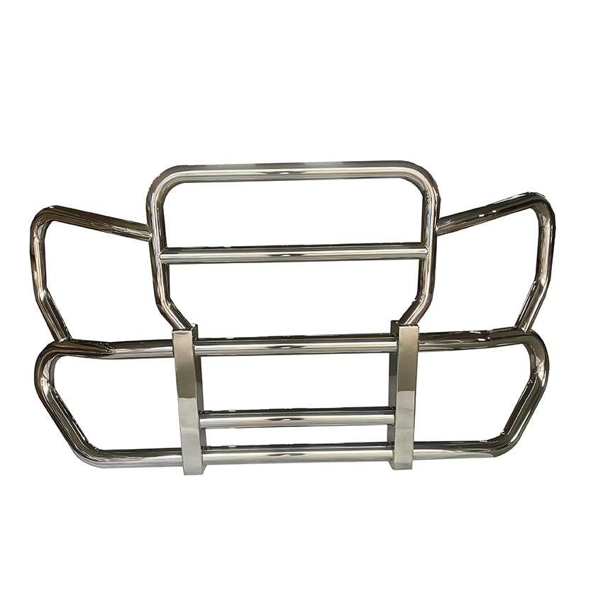 High Quality Brush Guard for Front Bumper Deer Moose Guard Bracket Grille Semi Truck Accessories for Trucks Steel Deer Guard Protector