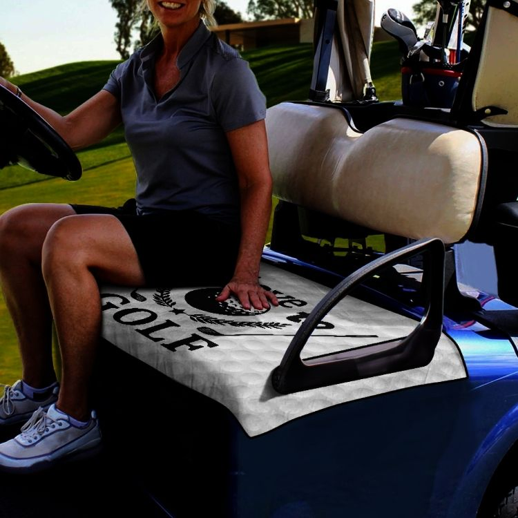 Wholesale Golf Cart Seat Cover with Pockets Non-Slip Polyester Cushions for Golf Cart Cushion