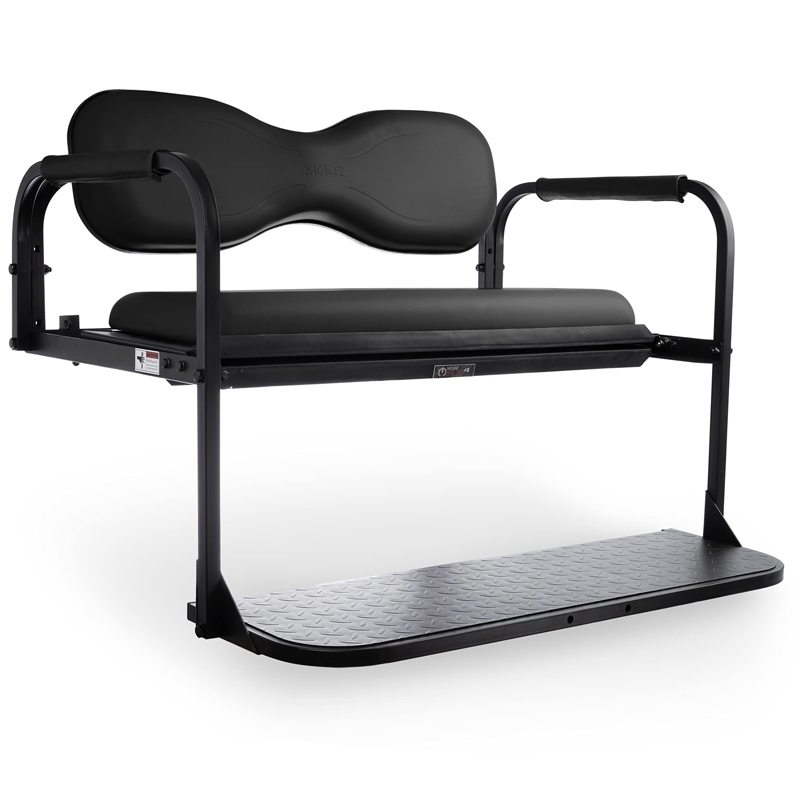 Custom Folding Foot Rest Golf Cart Club Car Parts Rear Seat Kit