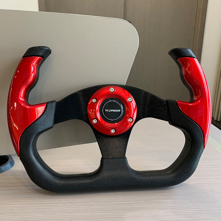 Tiypeor Universal PU 320mm Golf Cart Modified Racing Drift Steering Wheel