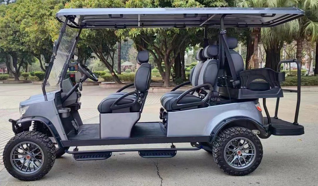 New Design 4 Seater Golf Cart, Rear Seater Can Be Folded