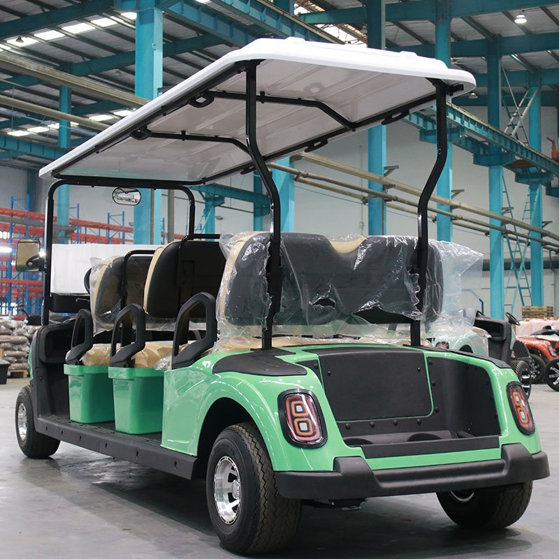 High-Power 6-Seater 48V AC Motor Golf Cart Large Load Capacity Smart Dashboard Ideal for Golf Courses &amp; Hotels