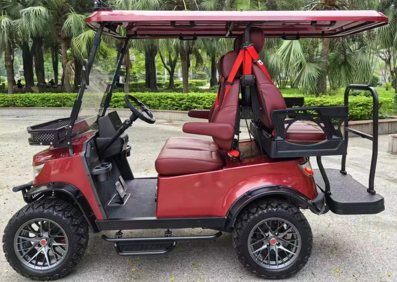 Electric 2+2 Seats Golf Buggy Solar Cart