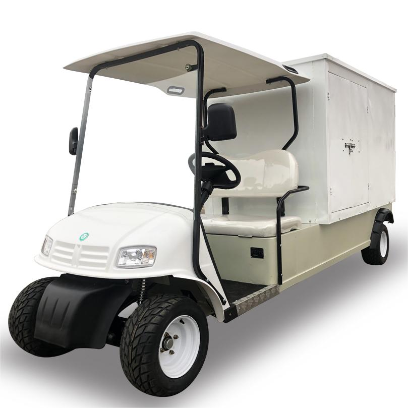 Electric Club Car Food Delivery Room Service Resort Golf Cart with Insulating Dining Truck Van Box