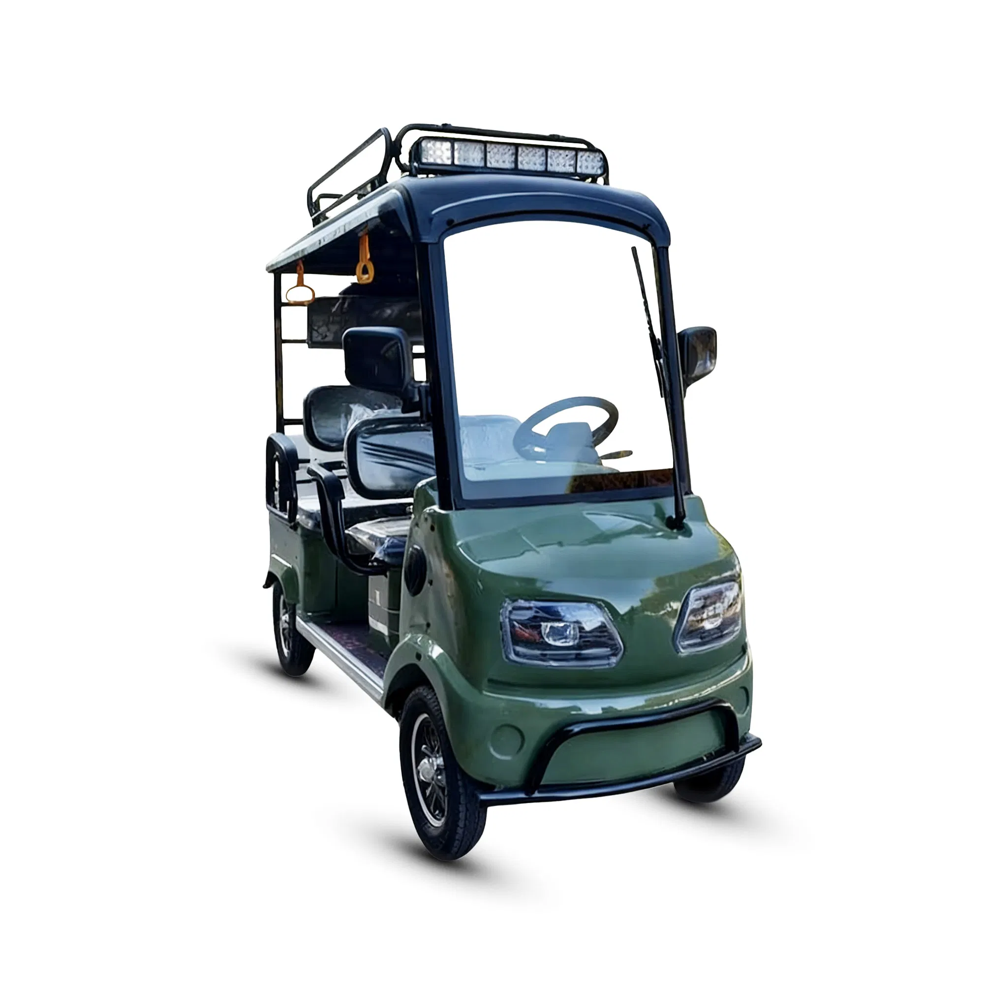 Hld Latest Model Electric Golf Cart with Roof 4 Seaters Electric Quadricycle