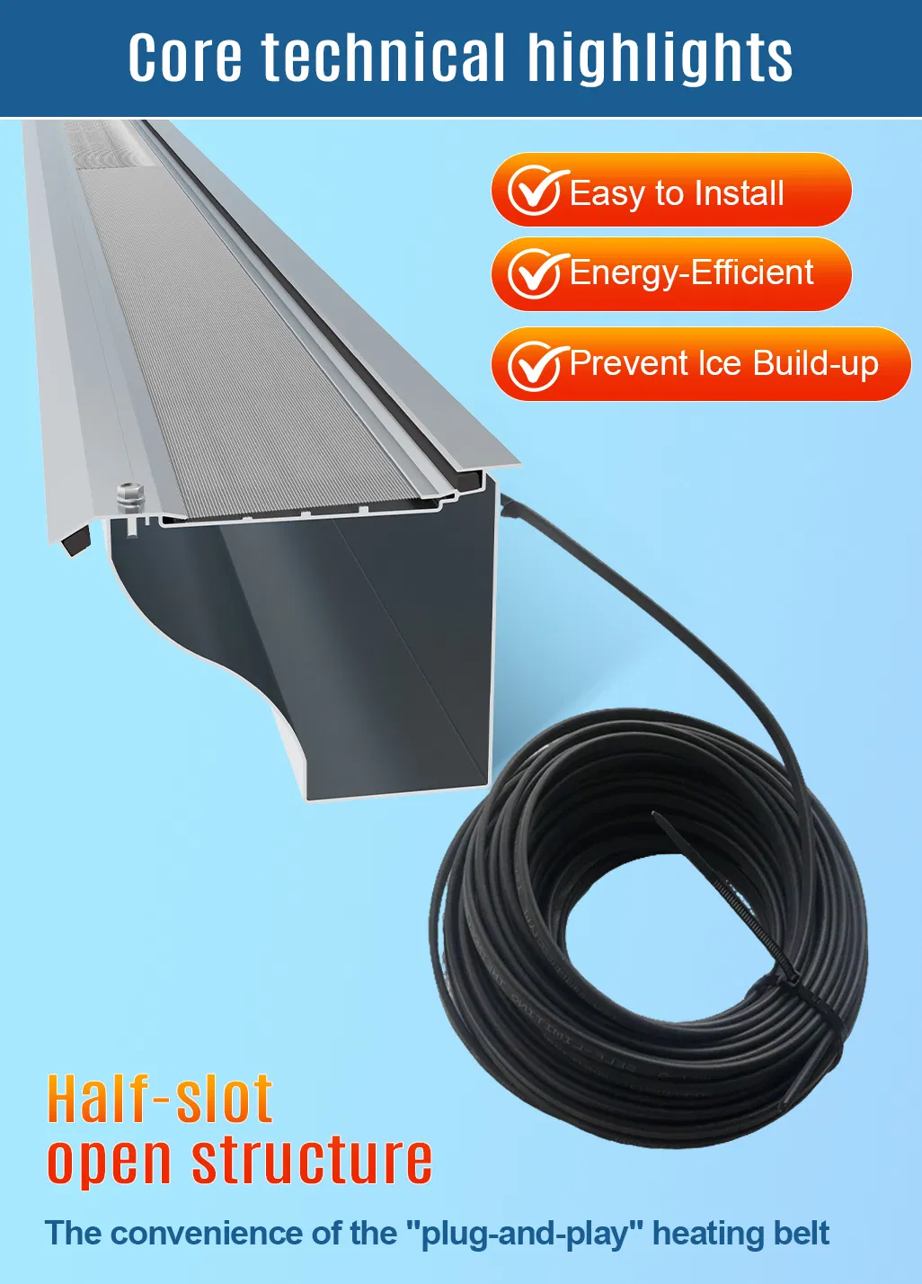 Aluminum Leaf Guard 3