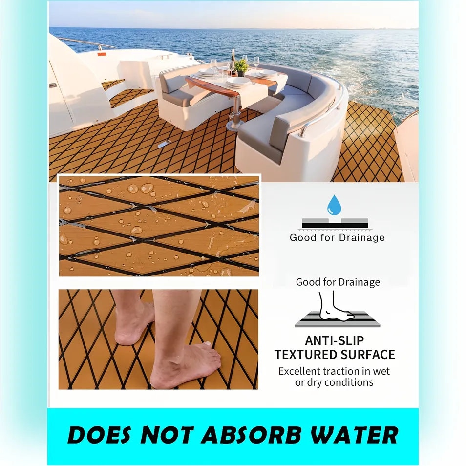 EVA Boat Flooring Installation