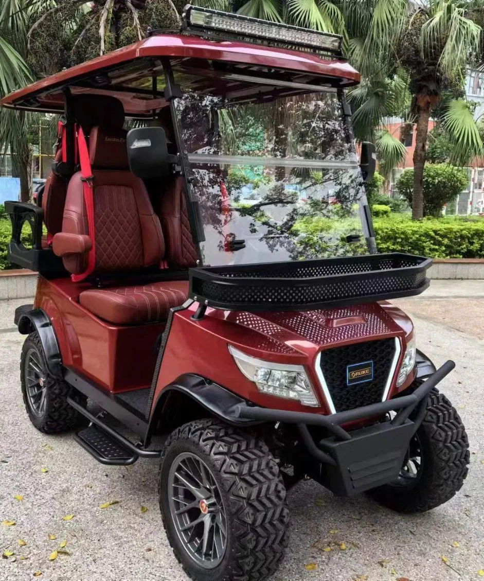 2024 New Design 4 Wheels 2 Seats Electric Golf Cart