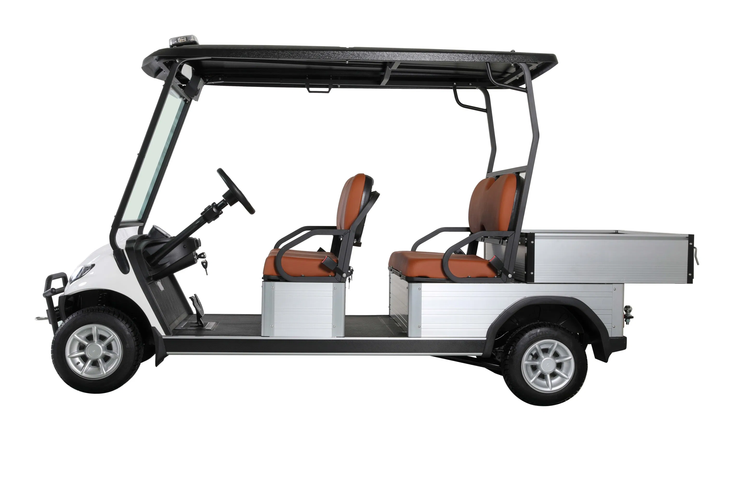Compact 4-Person Golf Cart with Large Storage Space