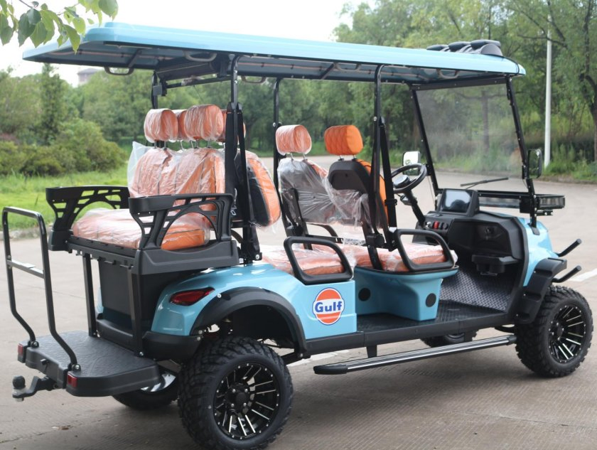 Lvzo Brand Tournament-Ready Golf Cart: Quick-Charging Battery &amp; Digital Dashboard