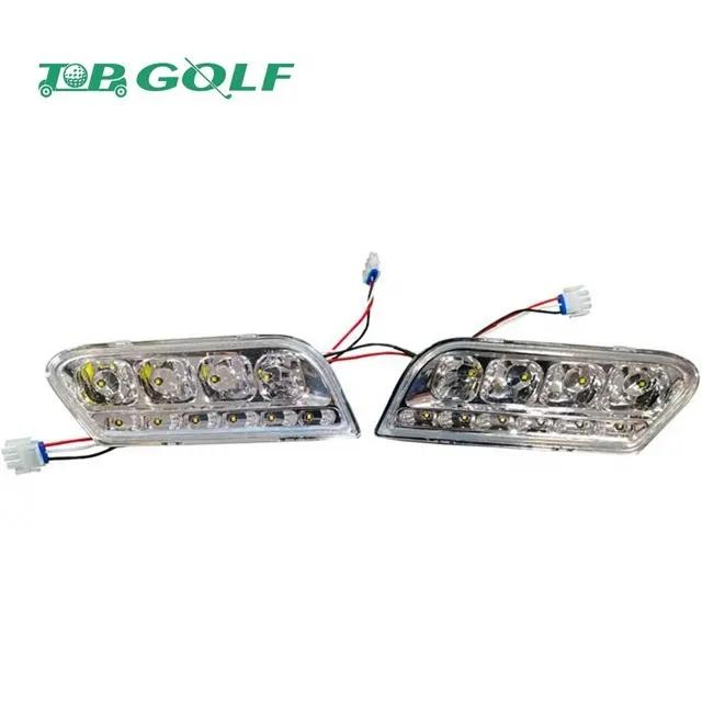 Golf Cart LED Light Kits Headlight with Turn Signals Switch Horn Club Car