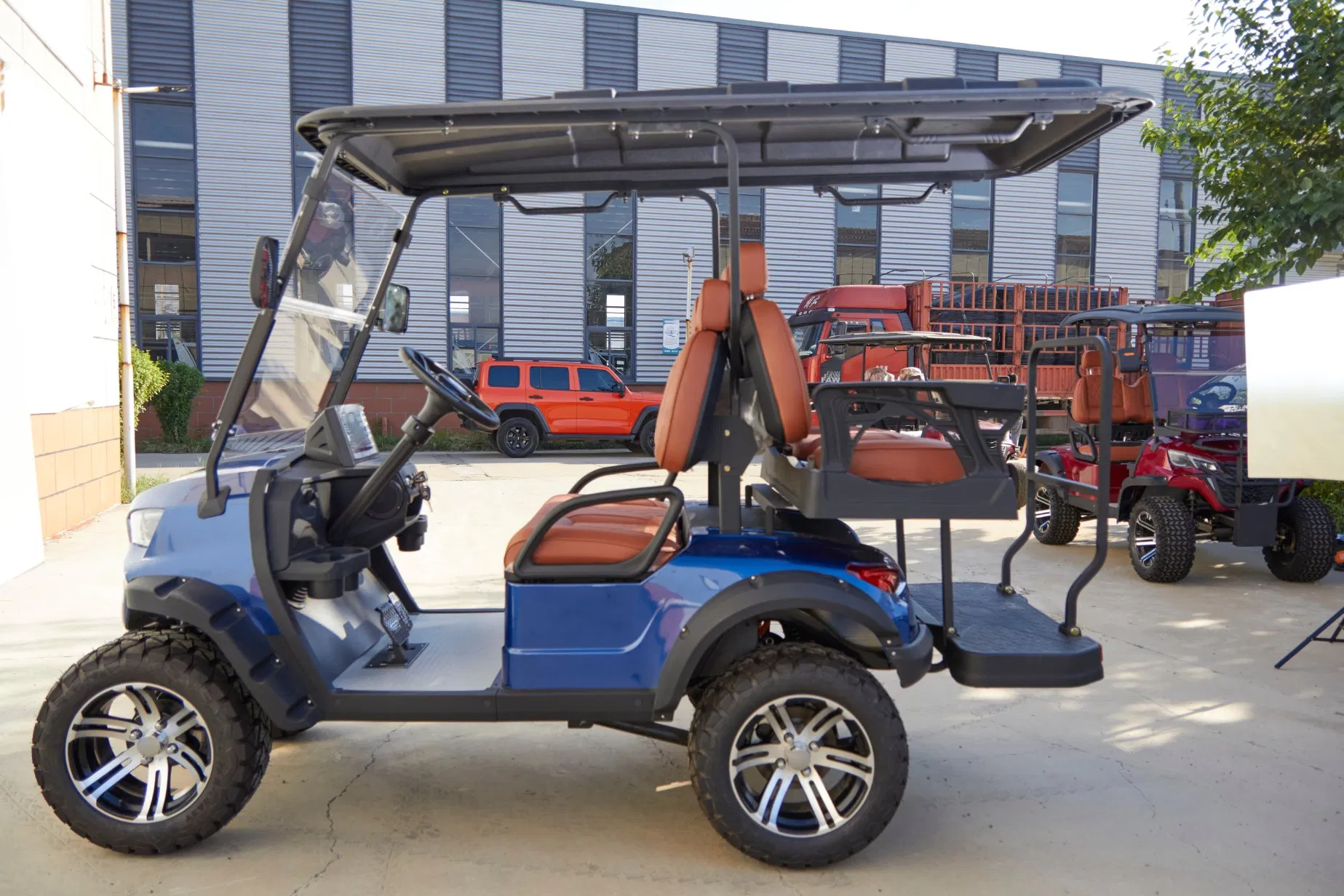 Multi-Function Dashboard Electric Golf Cart for Comprehensive Vehicle Data with Color LCD Screen