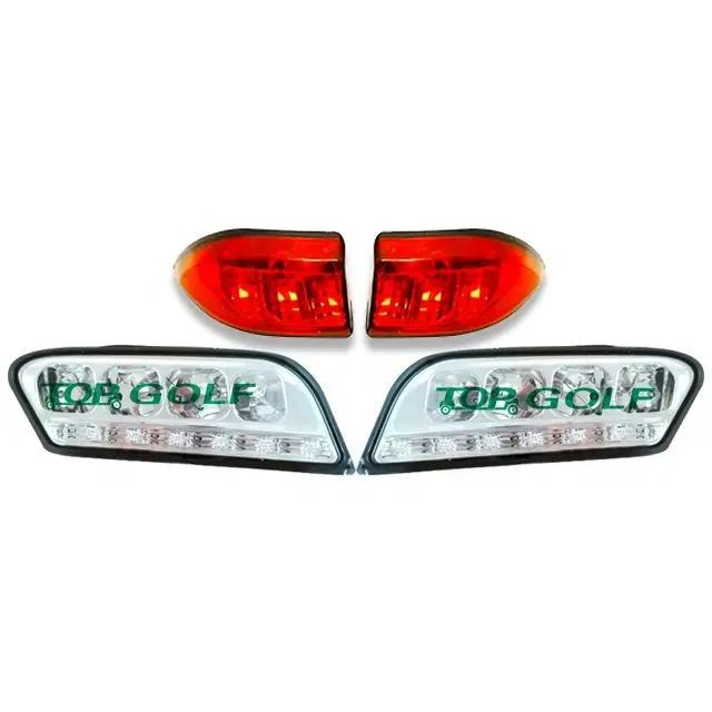 Golf Cart LED Light Kits Headlight with Turn Signals Switch Horn Club Car