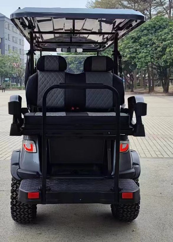 New Design 4 Seater Golf Cart, Rear Seater Can Be Folded