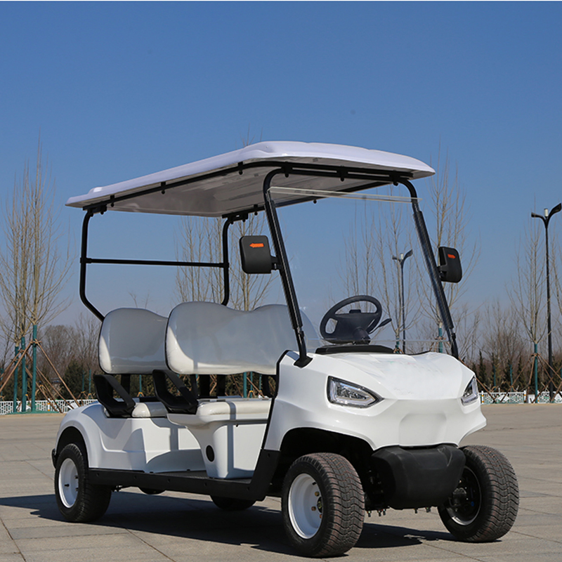 4 Seater 60/72V 5kw Lithium Battery Operated Electric Club Car Golf Cart