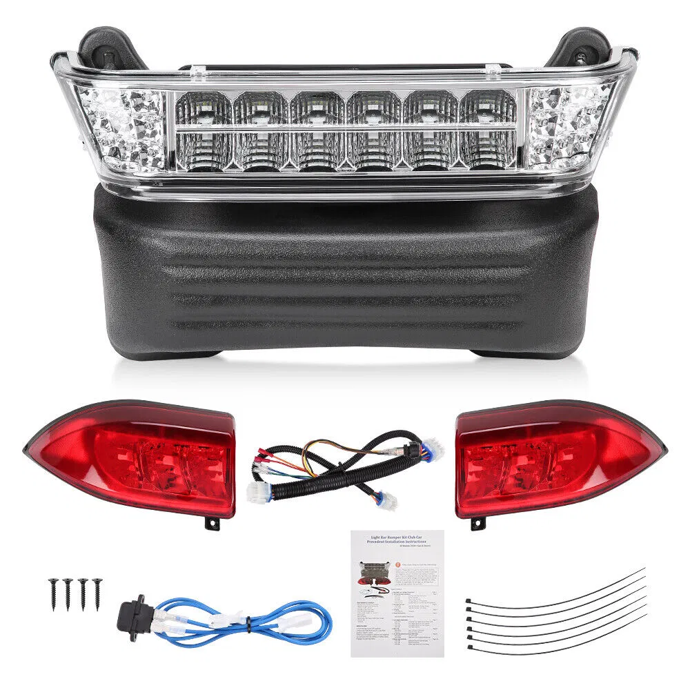 Top Golf Cart LED Headlight Tail Light Kit W Turn Signal