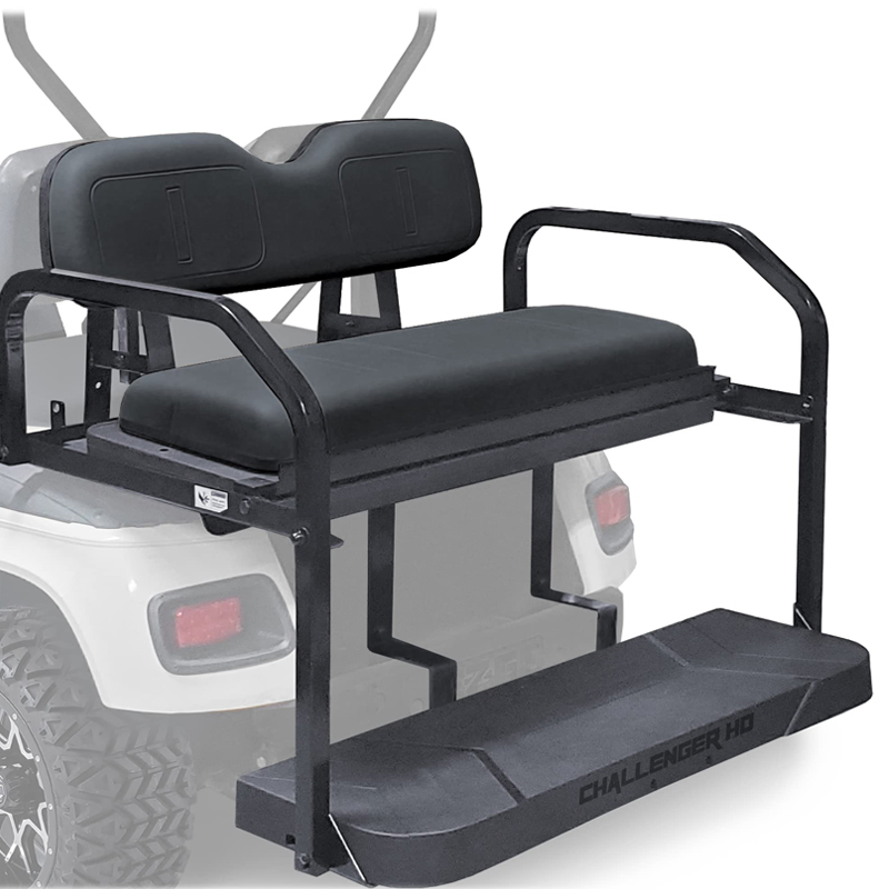 Custom Folding Foot Rest Golf Cart Club Car Parts Rear Seat Kit