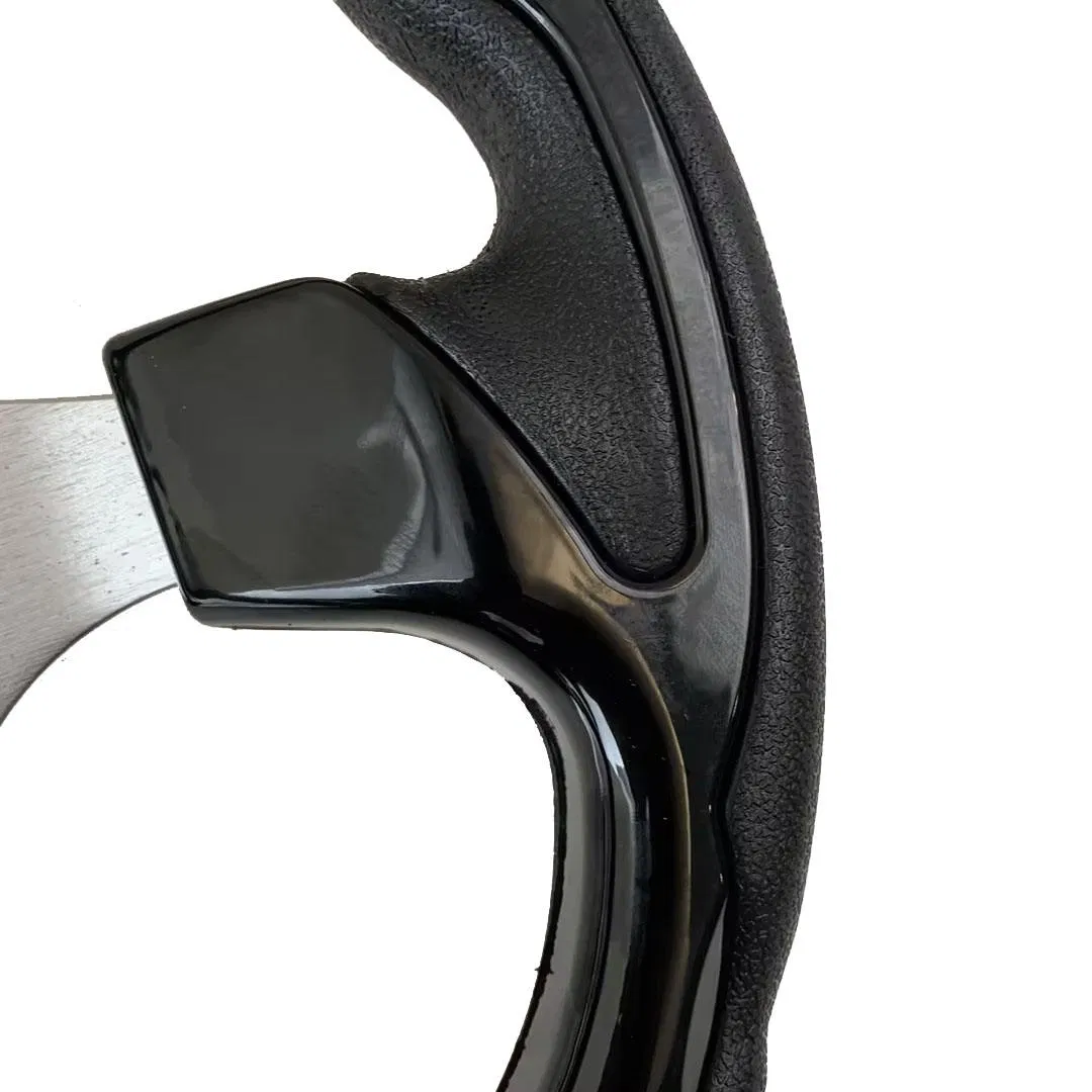 Black Golf Cart PU Steering Wheel High Quality Steering Wheel