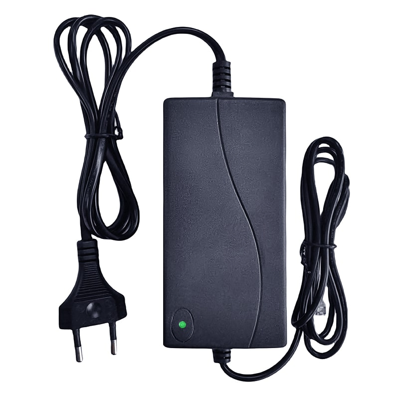 Smart Charger 48V 1A 60W DC 58.8V 1A for SLA /AGM /VRLA /Gel Lead Acid Batteries Charger for E-Bicycle, Motorcycles, Golf Cart