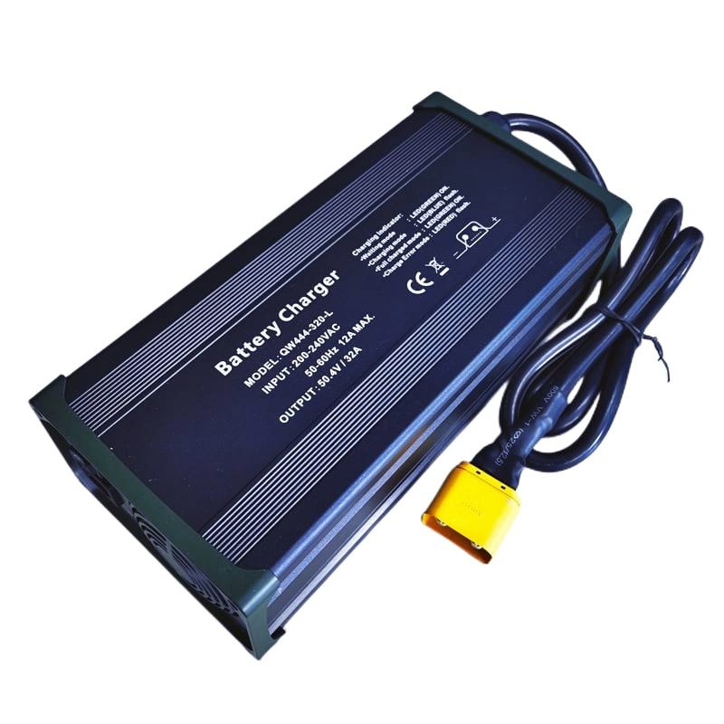 DC 14.4V 14.6V 60A 1200W Charger for 4s 12V 12.8V LiFePO4 Battery Pack with Pfc with CE for Electric Motorcycle Bicycle Electric Golf Cart