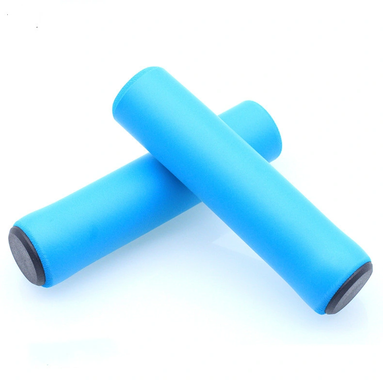 Custom Anti Slip Anti Vibration Bicycle Mountain Bike Silicone Foaming Soft Sponge Handle Grip Rubber Grip Handlebar Cover for 22.2mm Tube Rubber Part Rubber