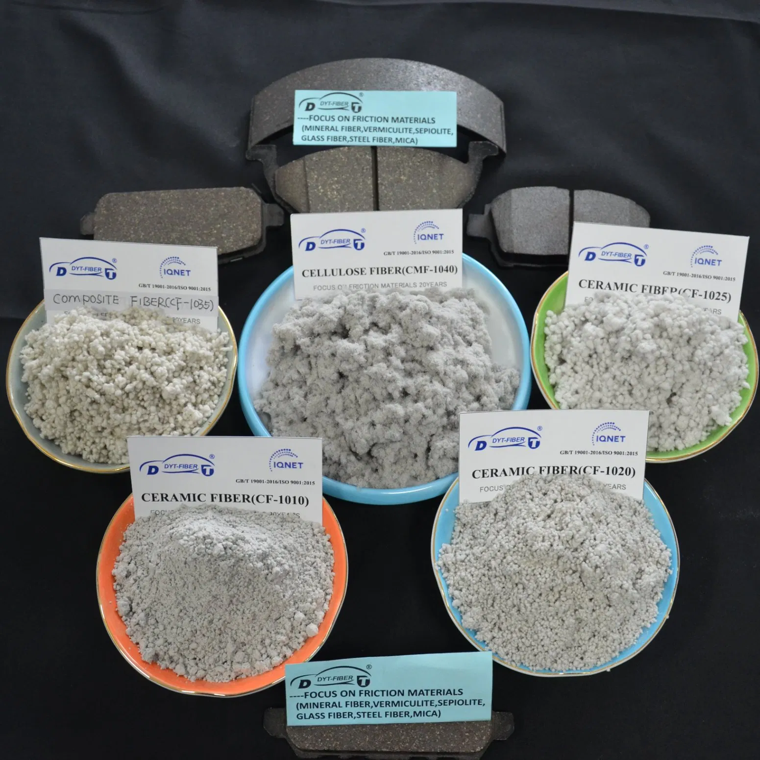 Professional Production Friction Materials of Cellulose Fiber for Manufacturing Brake Pads