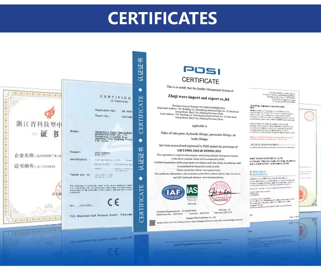 Certifications