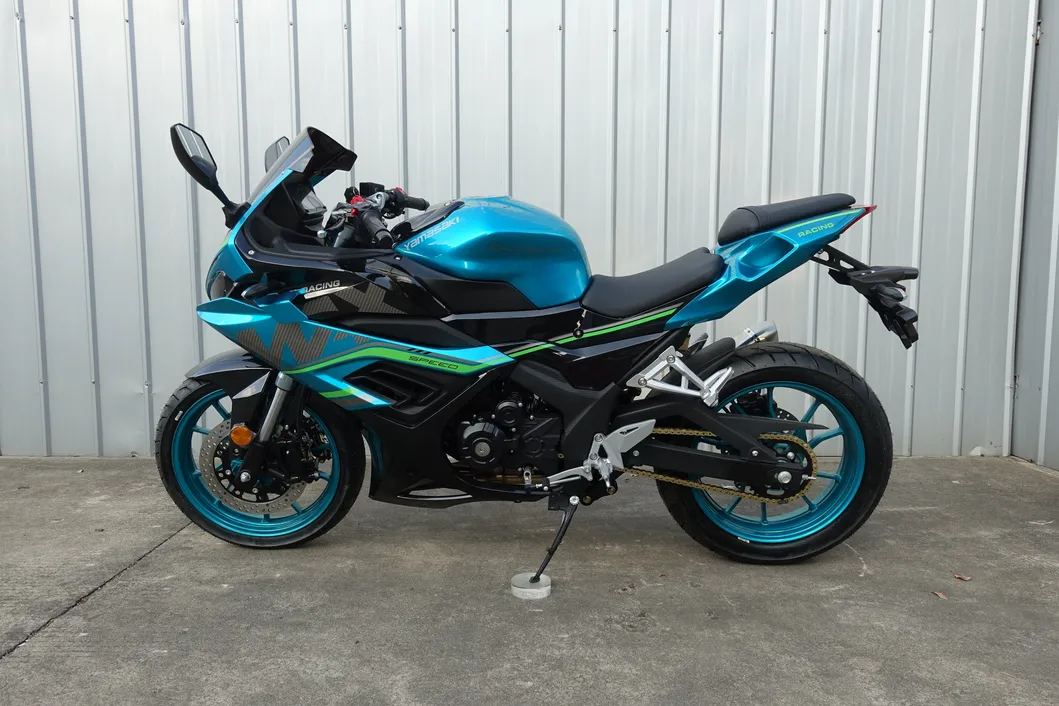 High Speed Racing Motorcycle