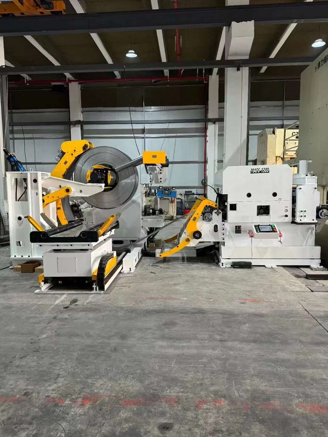 Precision Coil Decoiling Straightening and Feeding System for Punch