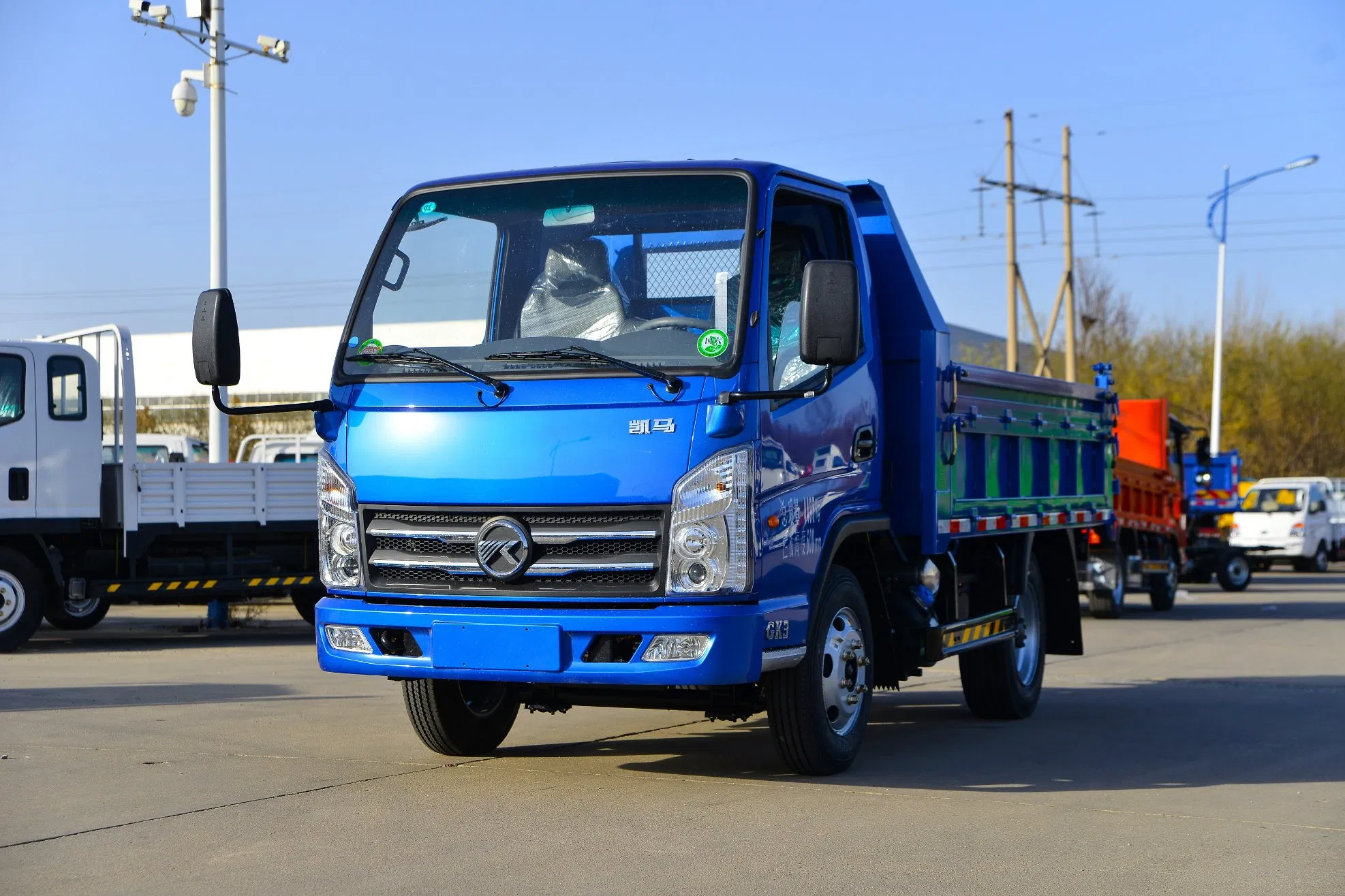 Kama Gk36e Dump Truck: D19tcie1 Engine, 6.00r15 Tires, 24V Electrical System