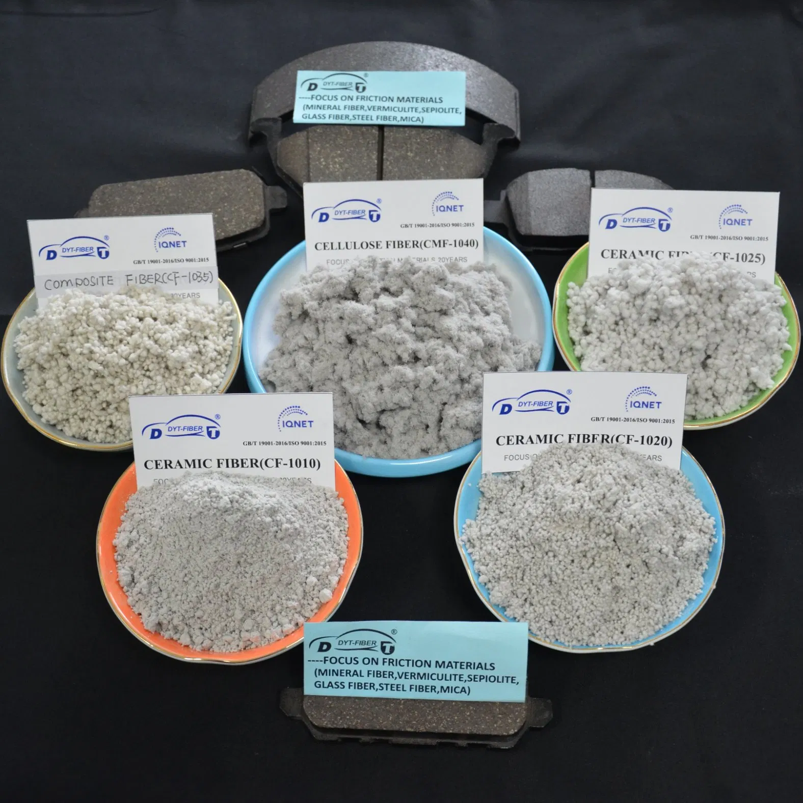 Friction Materials of Ceramic Fiber CF-1035 for Manufacturing Brake Lining and Brake Pads