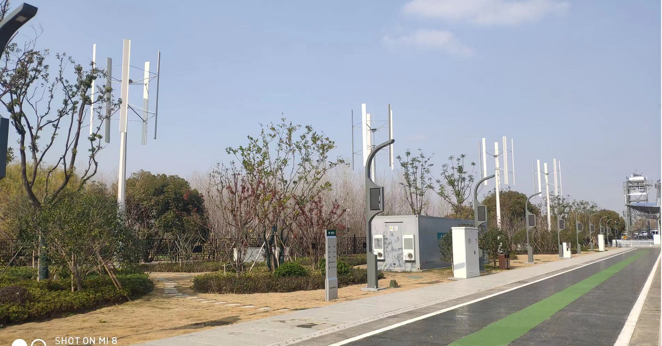 Hybrid Power System with 5kw Wind Generator and 5kw Solar Panels