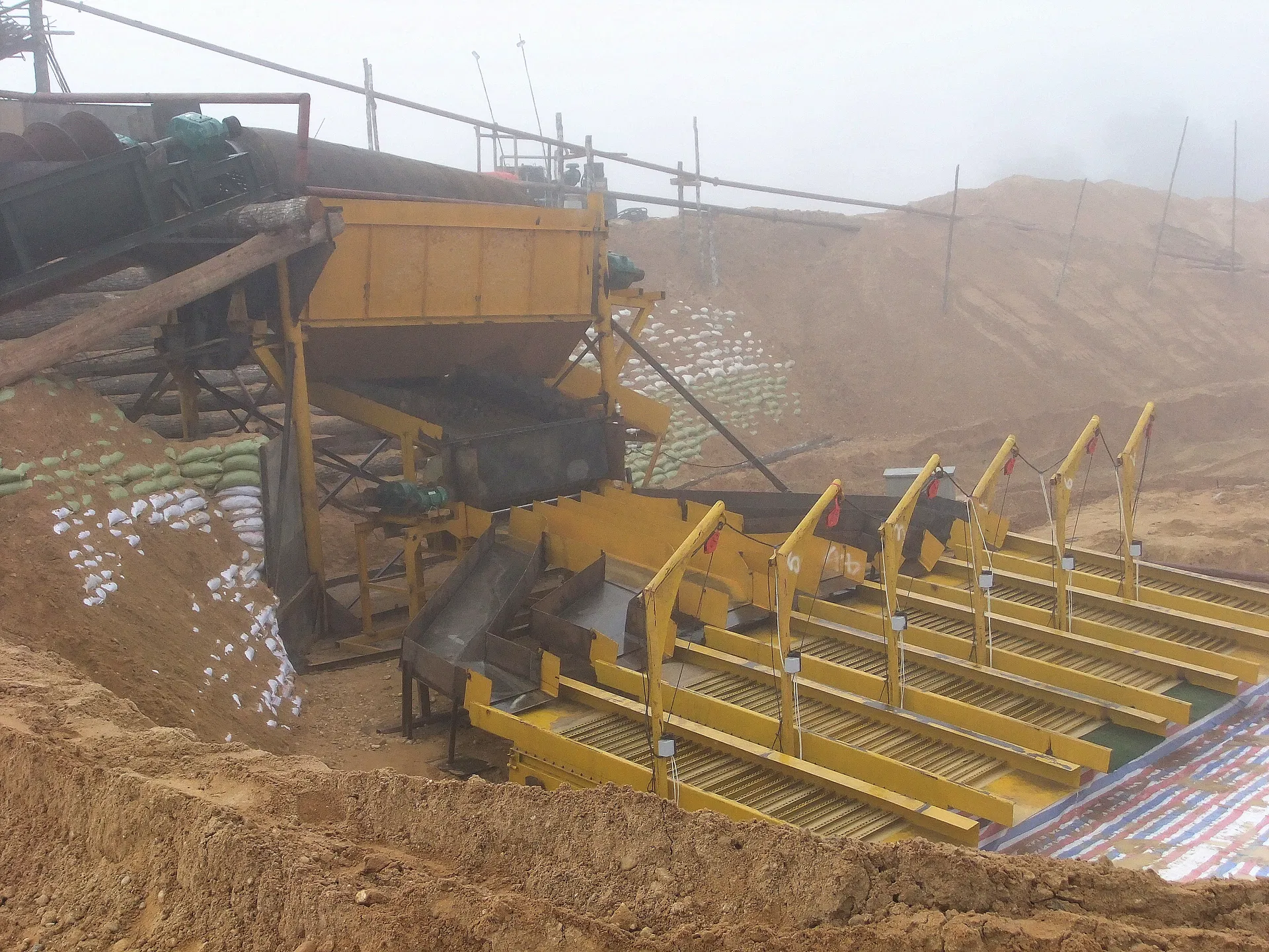 Gold Wash Plant Side View