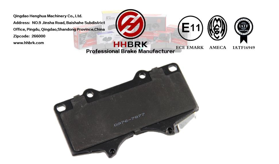 D976semi-Metal Brake Pads, Dust-Free, Noiseless, High Performance, Brake System, Wholesale Price, Wear Resistance, Ml20