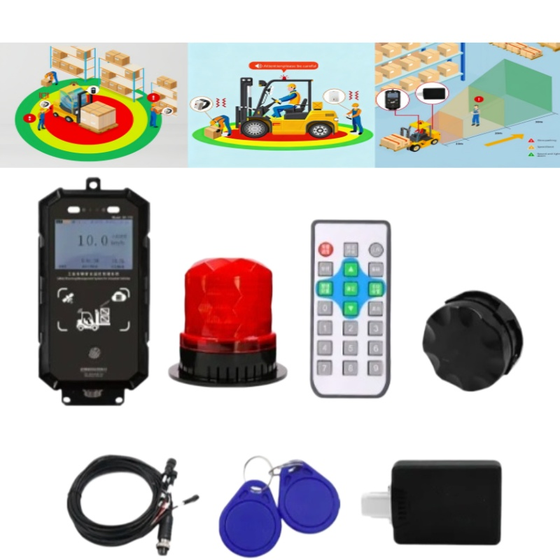 APP Controlled GPS Forklift Anti Collision System for Efficient Warehouse Operations