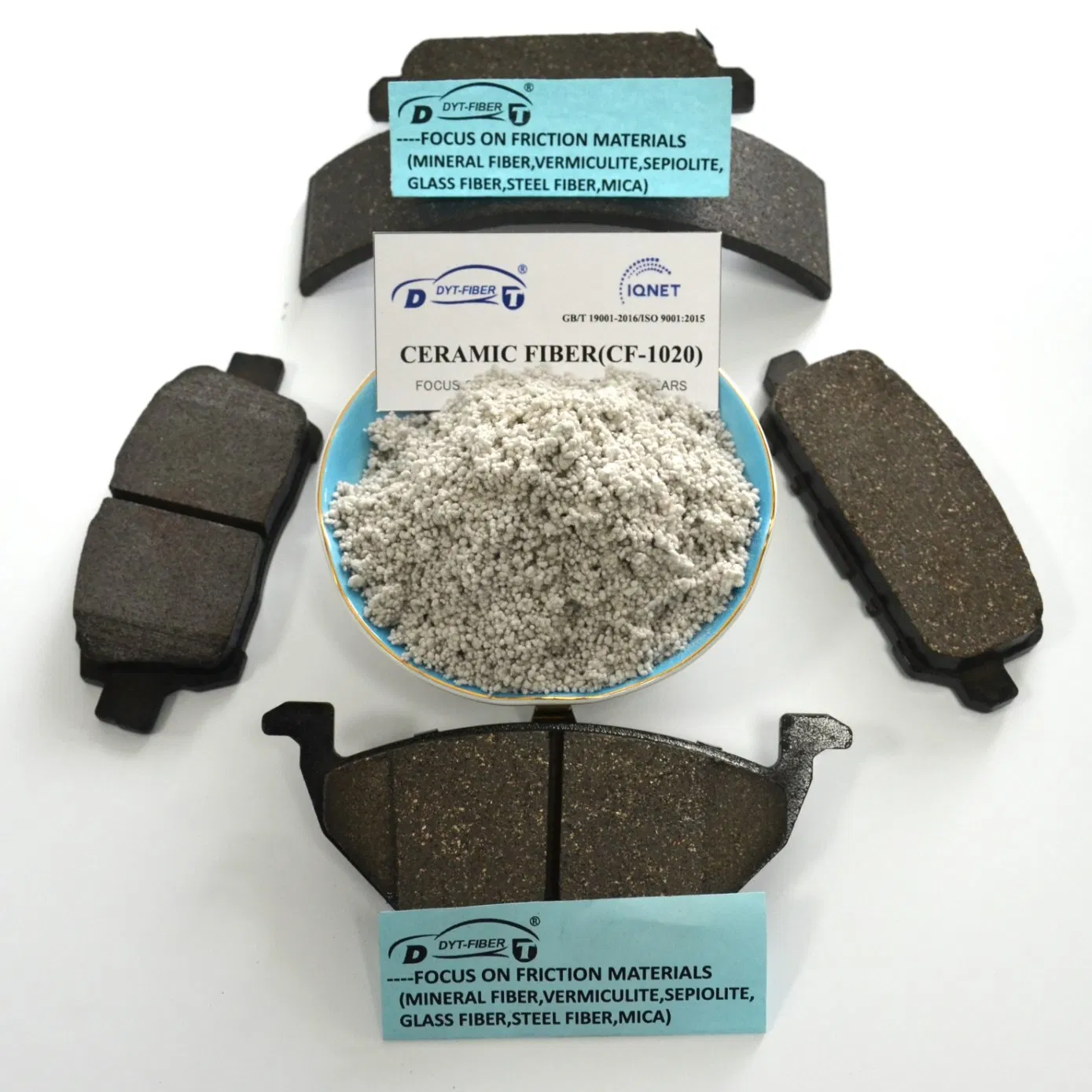 Friction Materials of Ceramic Fiber CF-1035 for Manufacturing Brake Lining and Brake Pads
