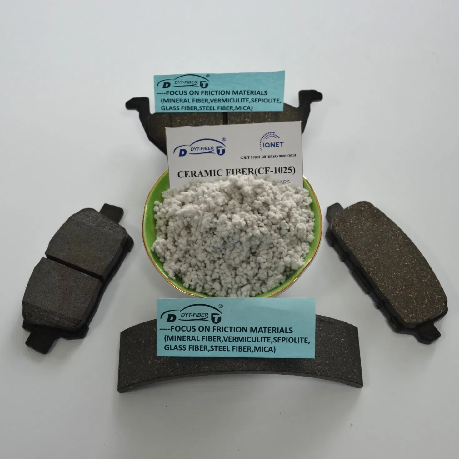 Friction Materials of Ceramic Fiber CF-1035 for Manufacturing Brake Lining and Brake Pads