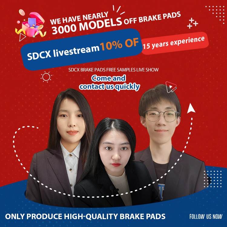 Sdcx D1483-8681 Brake Pad High Quality Raw Material Fast Shipping Less Abrasive Dust for Cars