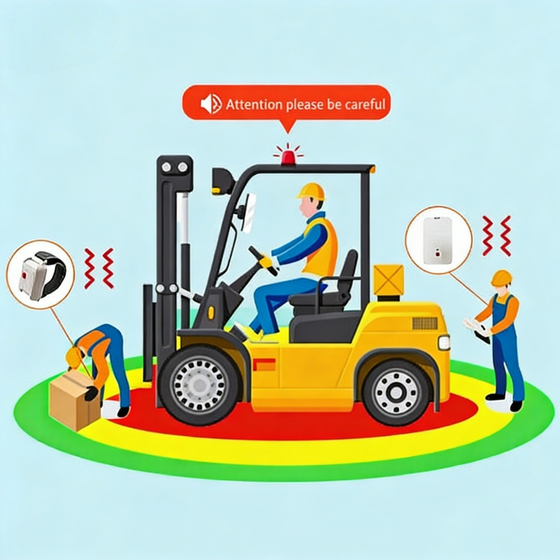 APP Controlled GPS Forklift Anti Collision System for Efficient Warehouse Operations