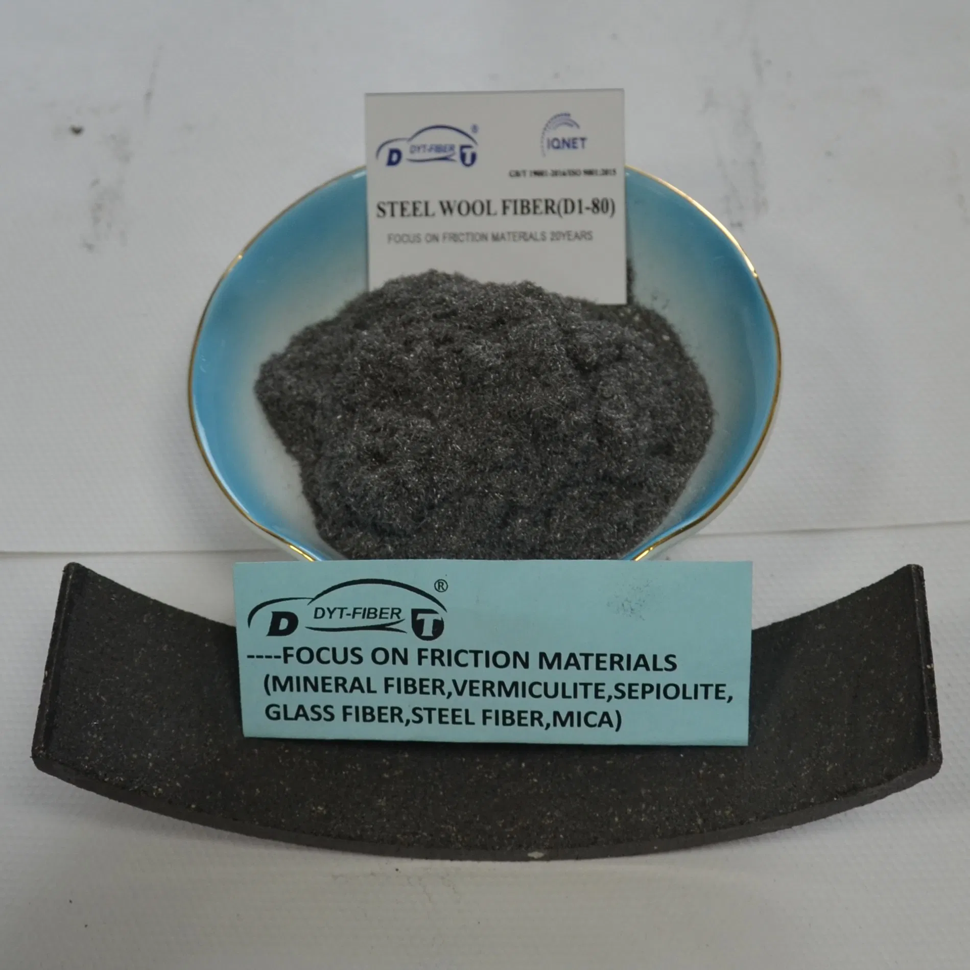 Friction Materials of Steel Wool Fiber D1-80 D1-60 for Manufacturing Brake Pads