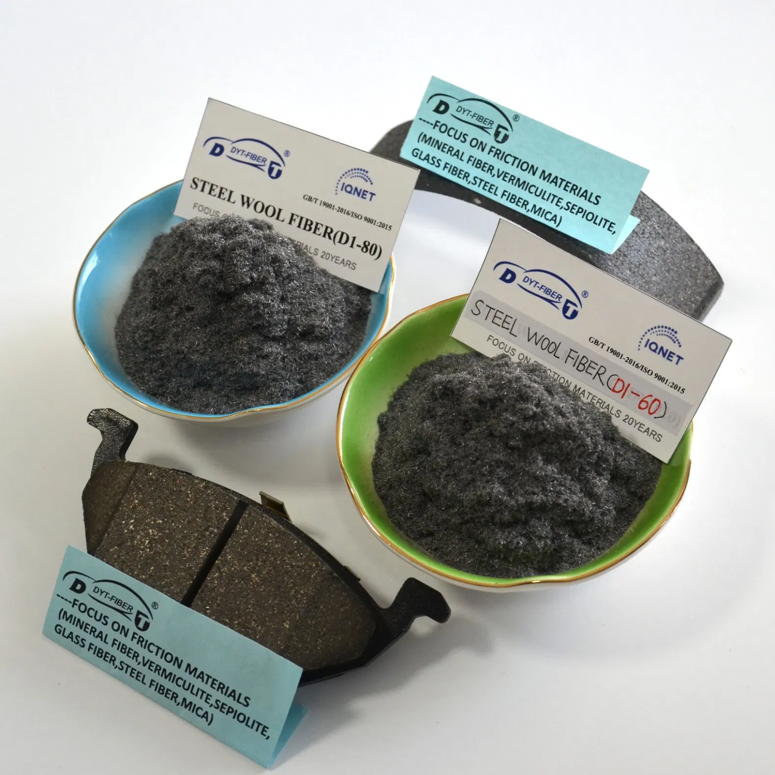 Professional Production Friction Materials of Steel Wool Fiber D1-80 D1-60 for Manufacturing Brake Pads and Brake Lining