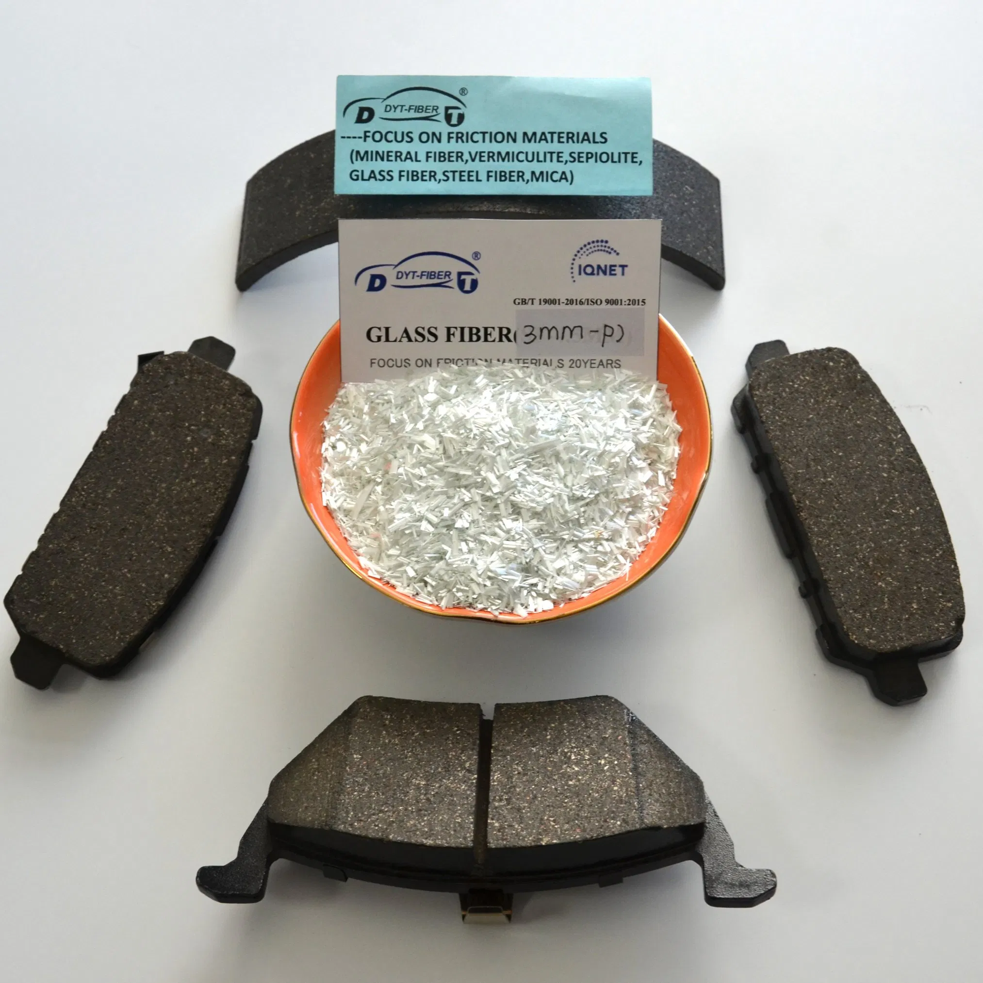 Friction Materials of Glass Fiber 3-4.5mm for Manufacturing Brake Pads and Brake Lining
