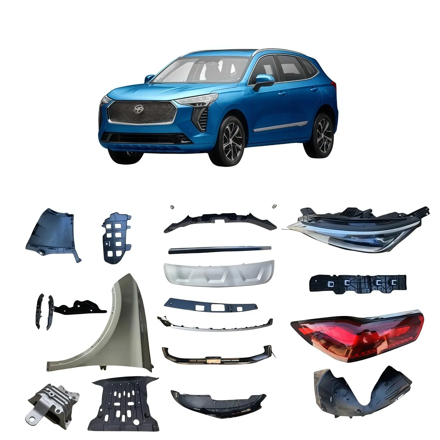 OEM Aftermarket Great Wall Haval Tank Poer Auto Parts Shock Absorber Suspension Kit Brake Pad Engine Mount Filter Body Kit Chassis Components